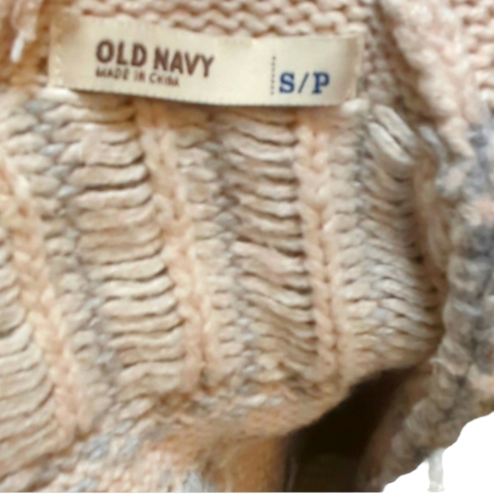 Old Navy Women's Cardigan Shawl Collar Button Down Knit Sweater Size S/P Cream - Picture 6 of 7